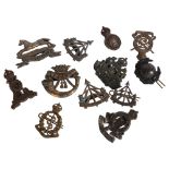 A selection of Officer's cap badges