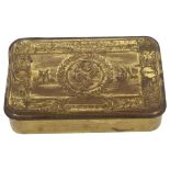 A First World War Period Queen Mary 1914 Christmas tin (no contents)