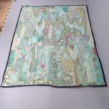 A large embroidered wall hanging. 250x205cm
