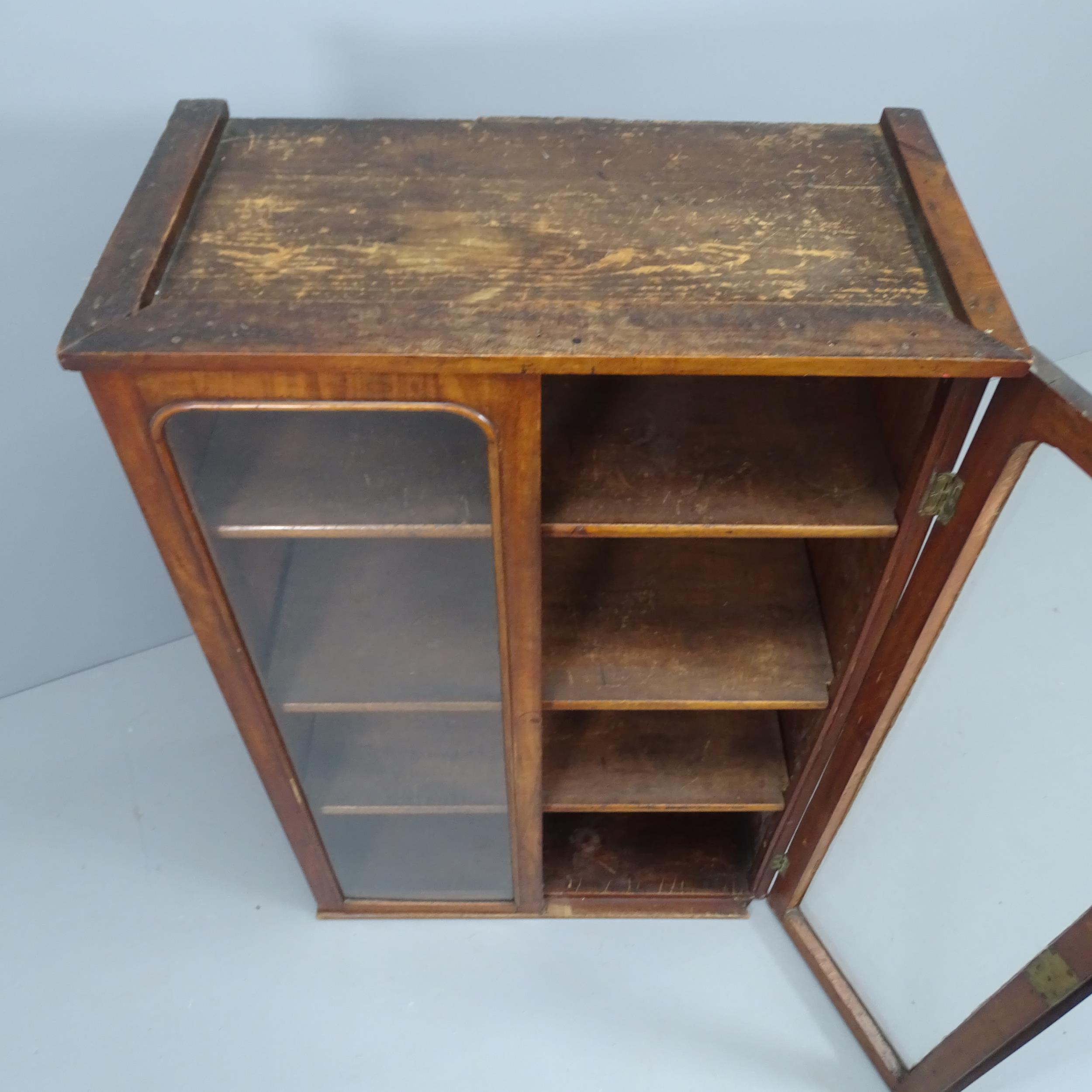 A Victorian mahogany 2 door bookcase with 3 adjustable shelves. 70x106x36cm. Most likely the - Image 2 of 2