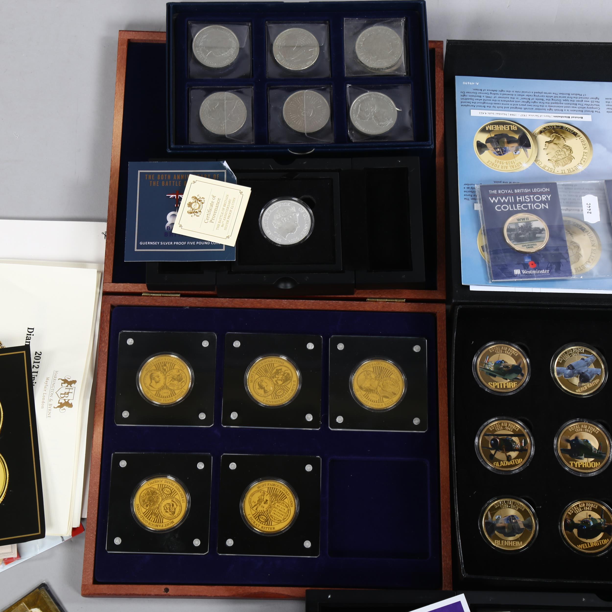 A collection of modern commemorative coins - Image 3 of 4