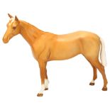 BESWICK - Palomino horse, height 20cm, length 25cm Perfect condition