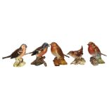 5 Beswick garden birds All perfect