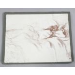 Toulouse Lautrec, lithograph, sleeping woman, on Deckle edged paper, Studio stamp, edition of