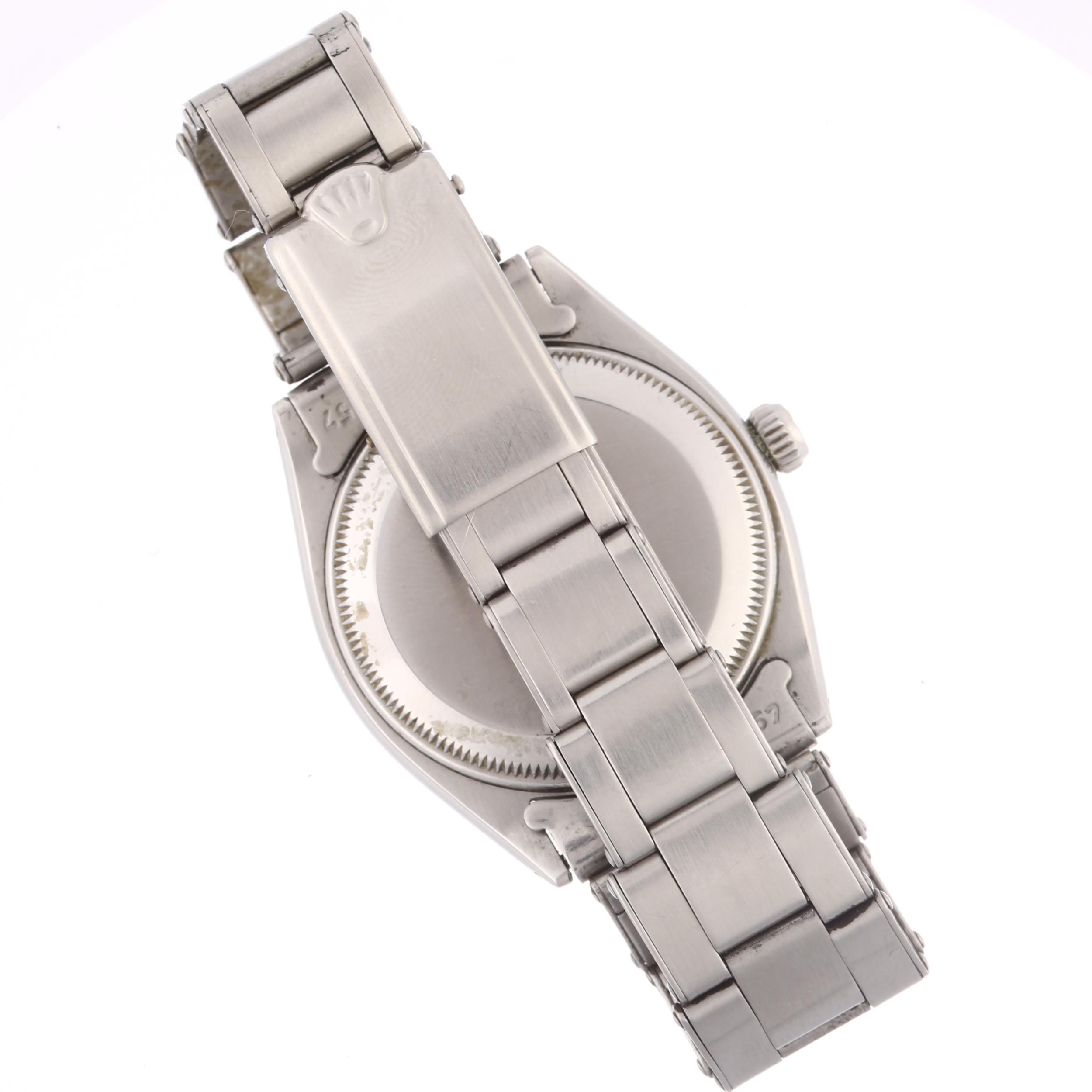 ROLEX - a Vintage stainless steel Oyster Perpetual automatic bracelet watch, ref. 6564, circa - Image 4 of 5