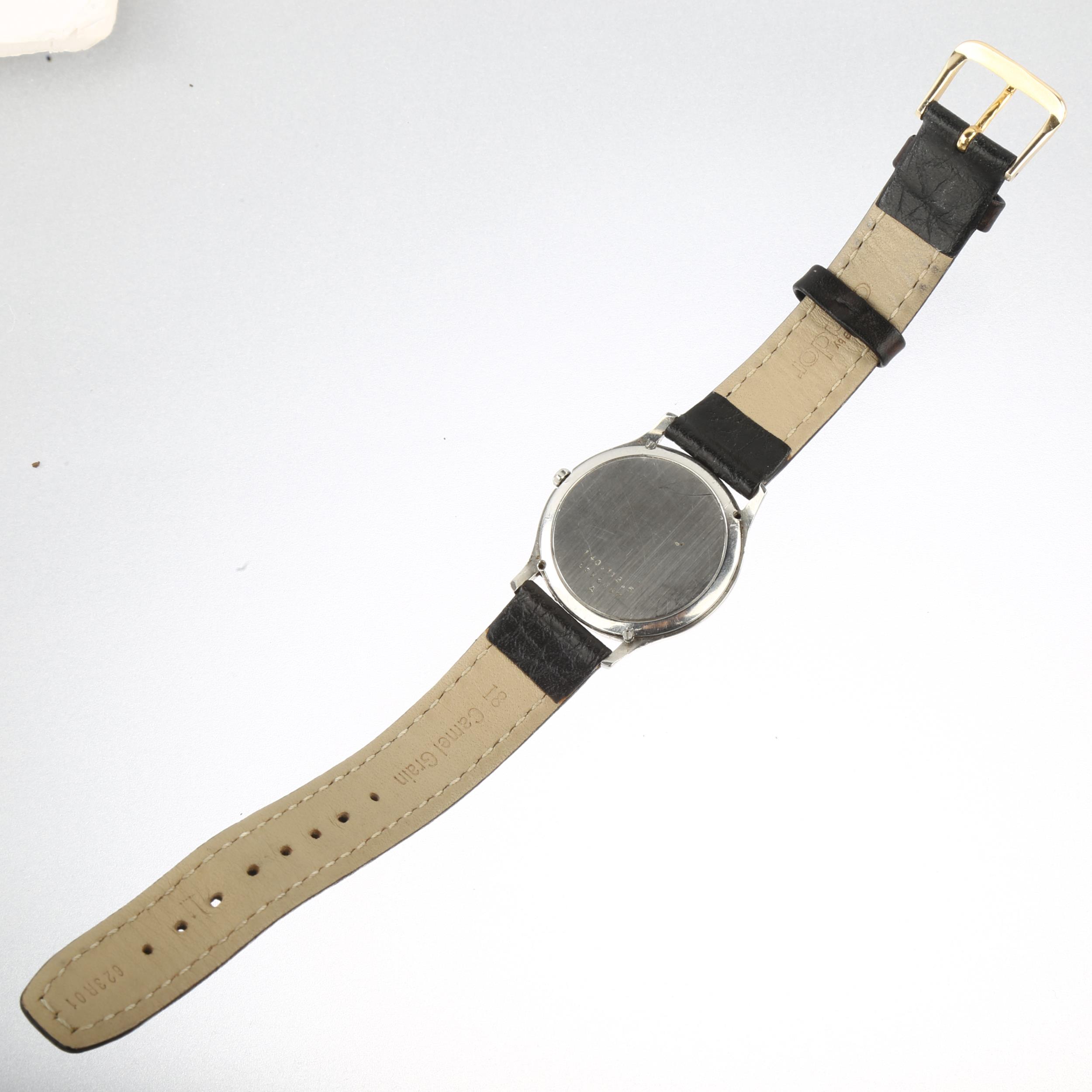 JAEGER LECOULTRE - a bi-colour stainless steel quartz wristwatch, ref. 140.113.5, champagne dial - Image 3 of 5