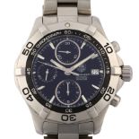 TAG HEUER - a stainless steel Aquaracer automatic chronograph bracelet watch, ref. CAF2110, circa