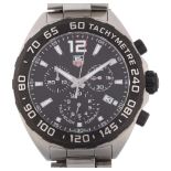 TAG HEUER - a stainless steel Formula 1 quartz chronograph bracelet watch, ref. CAZ1110, circa 2015,