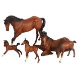 A group of Royal Doulton horses (5) All in good condition