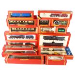 HORNBY - a quantity of boxed OO gauge Hornby Railway locomotives, coaches, wagons, including model