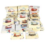 CORGI - a large quantity of boxed and used Corgi Classic Commercials, and other Corgi bus-related