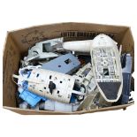 STAR WARS - a large quantity of Vintage Star Wars vehicles, spares and parts to use for repair,