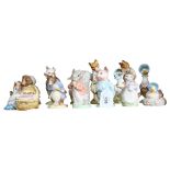A set 0f 12 Royal Albert Beatrix Potter figures