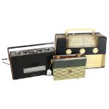 A Bush Vintage radio, a Roberts R606-MB Vintage radio, and a Vidor Vintage radio (3)