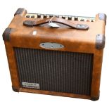 KUSTOM - a KAA16 16 watt acoustic guitar amplifier, height 33cm, length 40cm, depth 21cm