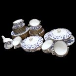 SPODE - "Colonel", a 10-piece dinner service, comprising 10 x dinner plates, side plates, soup