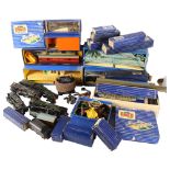 HORNBY DUBLO - a large quantity of Hornby Dublo locomotives, tenders, goods wagons, buildings,