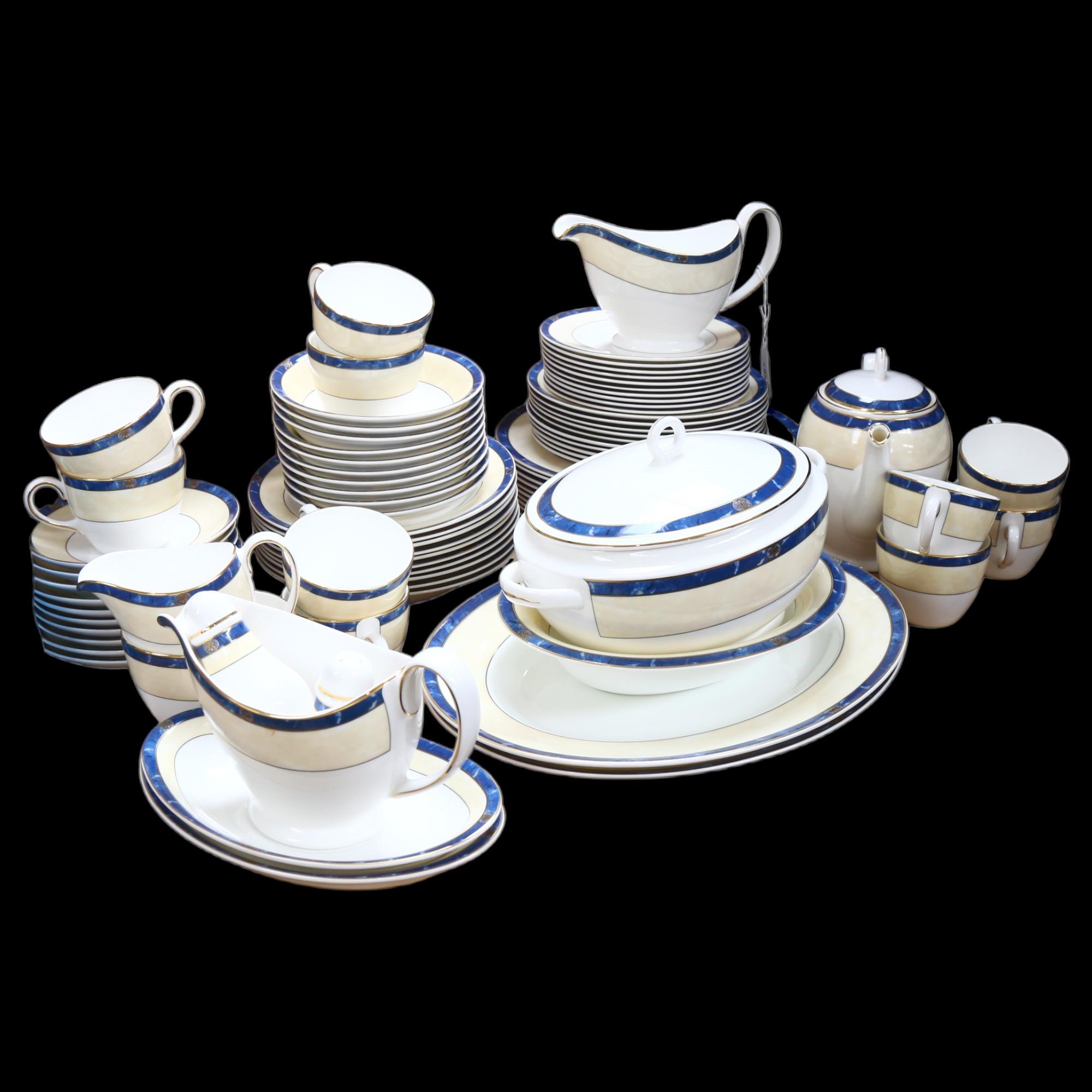 WEDGWOOD ALEXANDRIA - a 10 setting dinner service, comprising 10 x dinner plates, side plates,