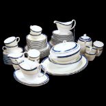 WEDGWOOD ALEXANDRIA - a 10 setting dinner service, comprising 10 x dinner plates, side plates,