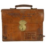 Maidstone & District Motor Services Ltd, a brown leather briefcase, Booking Office Bexhill Marina,