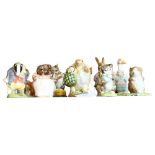 A set of 10 Royal Albert Beatrix Potter figures