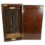 THE MELLOPHONE RECORD CABINET - a Vintage record cabinet, plaque inside states A. Perry & Son,