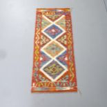 A Chobi Kilim runner. 150x60