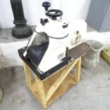 A Jet 10-20plus drum sander on mobile home-made stand. (machine) 62x52x40cm.