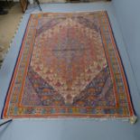 An Iranian Shiraz carpet. 270x205cm