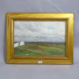 J T Fauracre, watercolour, landscape, signed and dated '06, 14" x 20.5", framed Some white foxing in
