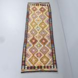 A Chobi Killim runner. 247x82cm.