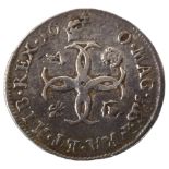 A Charles II silver two penny piece, 2g, diameter 17.8mm