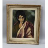 After El Greco, 20th century oil on canvas, portrait of a man, unsigned, 35cm x 27cm, framed Good