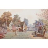 James Matthews, at West Burton Sussex, watercolour, signed, 33cm x 51cm, framed Very slight paper