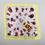 Grayson Perry (born 1960), Unpopular Culture, printed silk scarf, original box Perfect condition