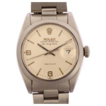 ROLEX - a stainless steel Air King Date Precision automatic bracelet watch, ref. 1500, circa 1966,