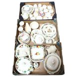 A large quantity of Adams Titian Ware dinner and teaware, including tureens