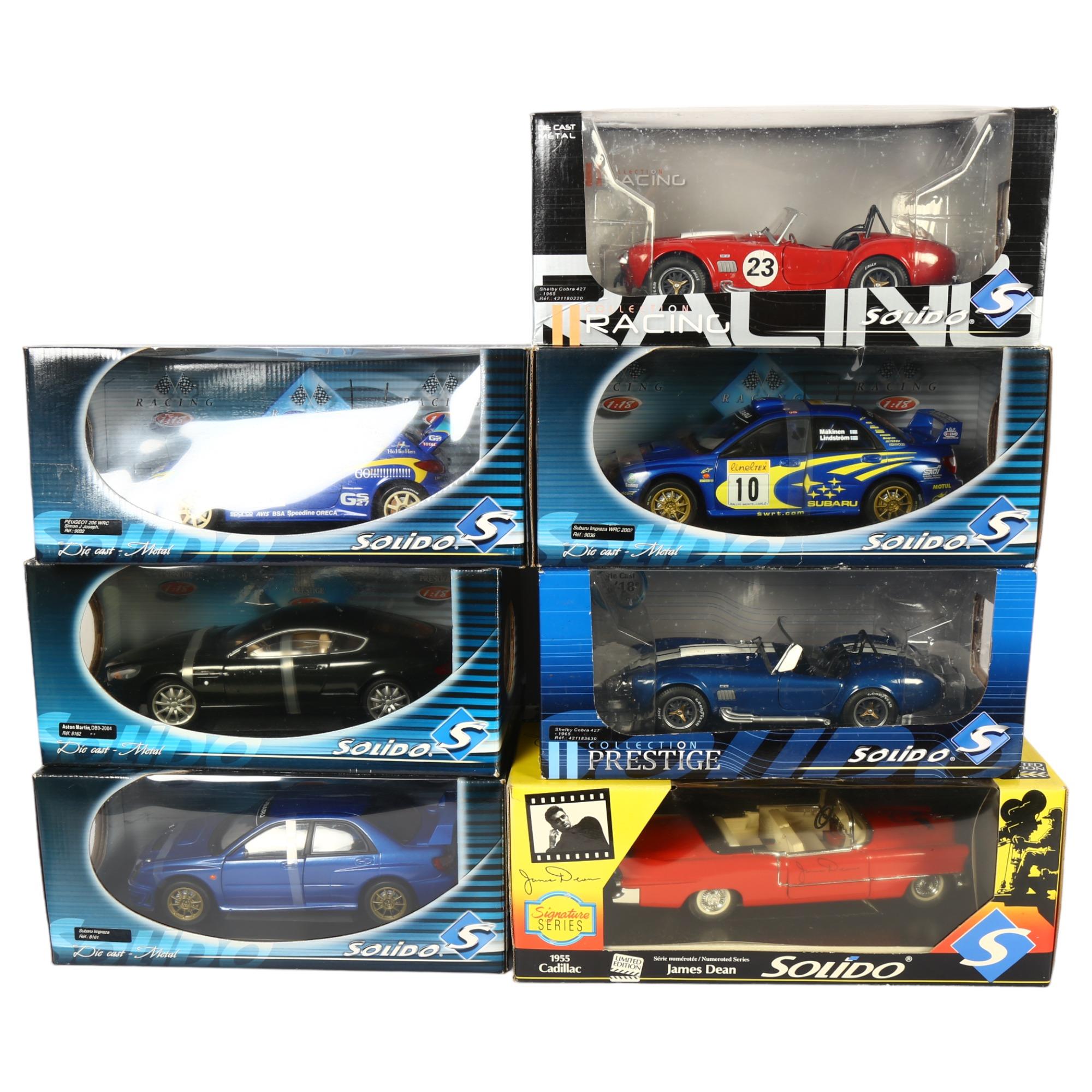 SOLIDO - a quantity of 1:18 scale diecast models, in original boxes, including Signature Series