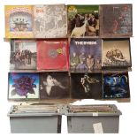 A quantity of vinyl LPs, 60s/70s rock in genre, including such artists as Tom Petty and The