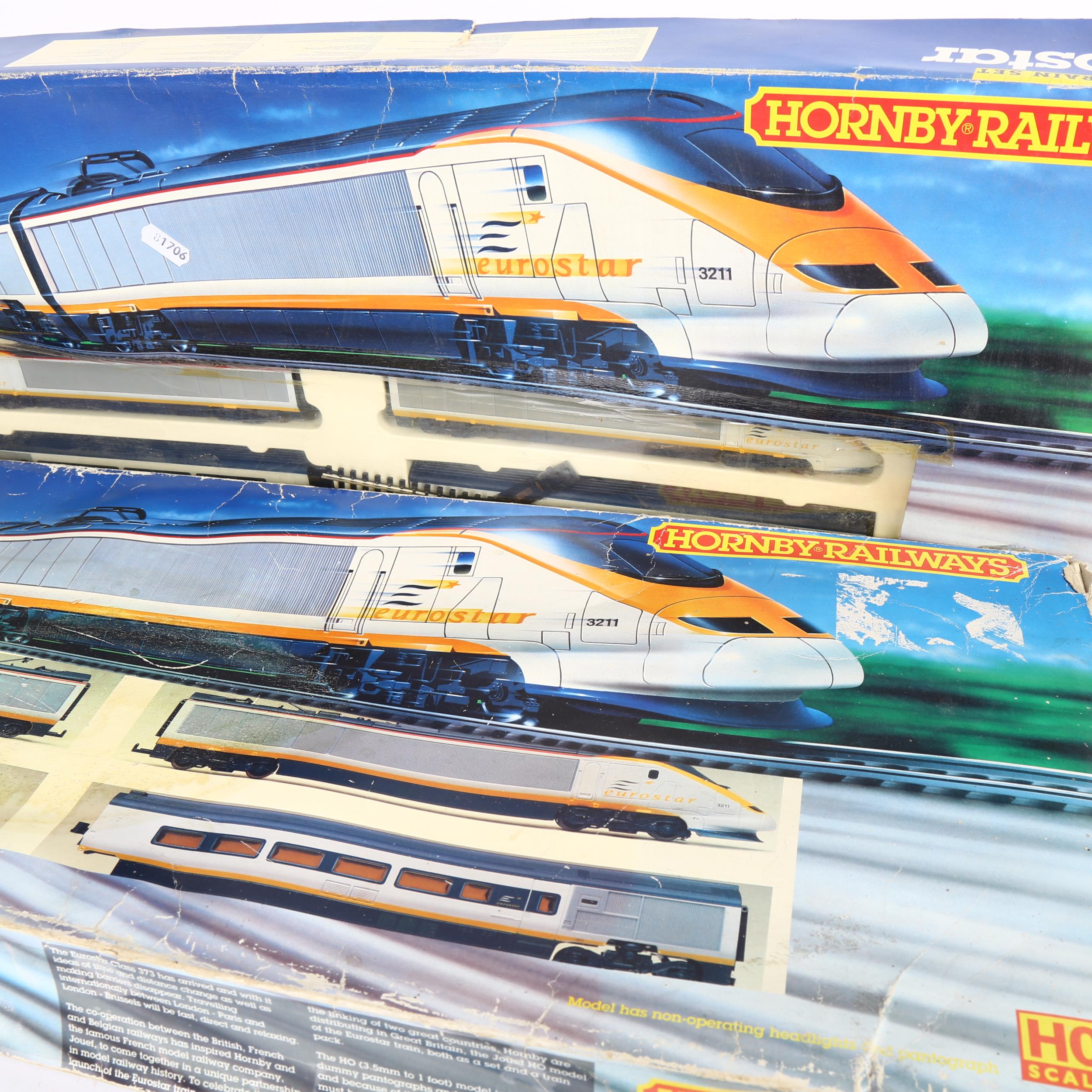 HORNBY RAILWAYS - a HO scale Hornby Railways Eurostar electric train set, ref. R.547, appears - Image 2 of 2