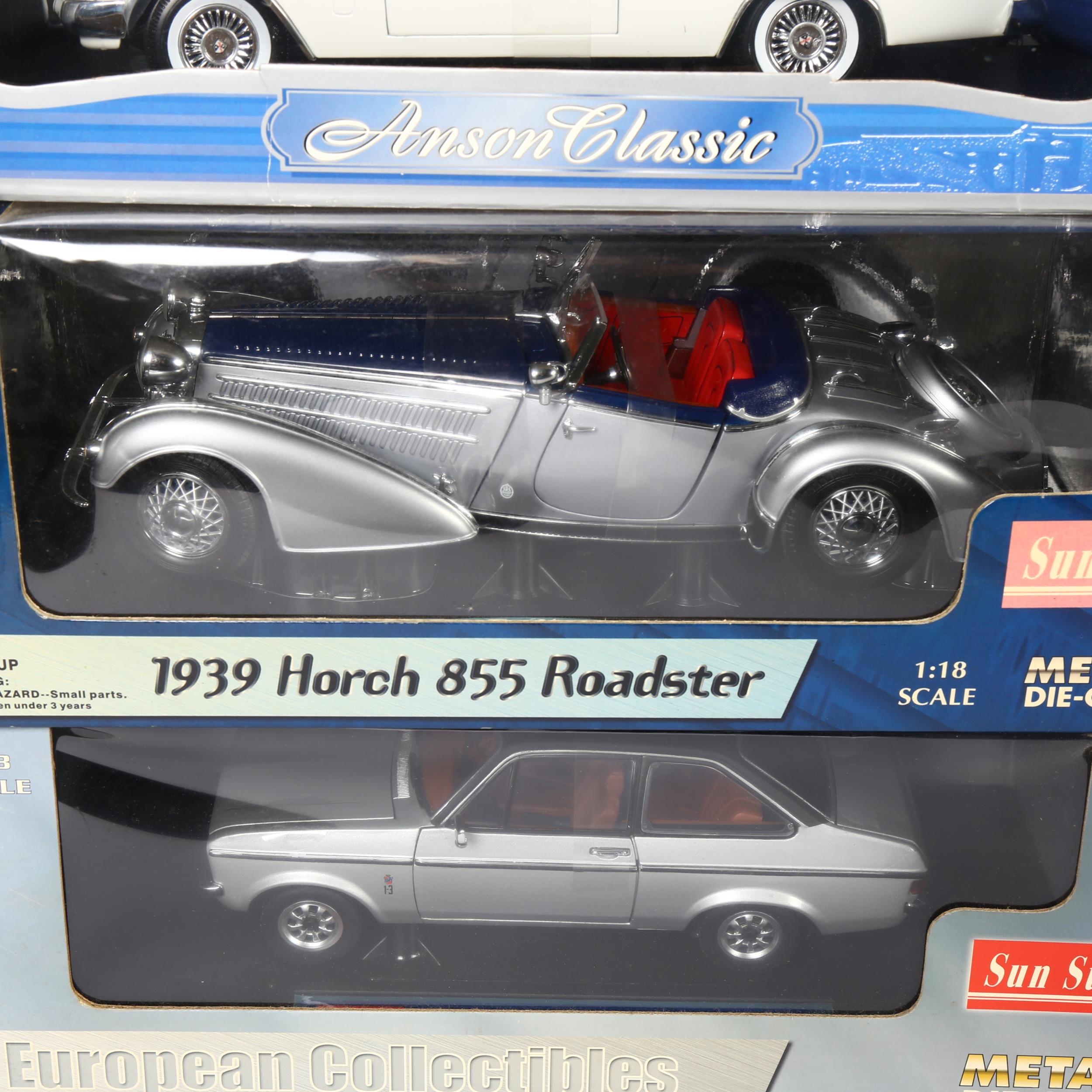 A quantity of 1:18 scale diecast models, in original boxes, some with associated display stands, - Image 2 of 2