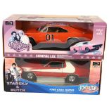 THE DUKES OF HAZZARD - a 1:18 scale diecast model of General Lee by Joy Ride, on associated