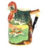 A large Royal Doulton MFH hunting scene jug, crack to base, H33cm