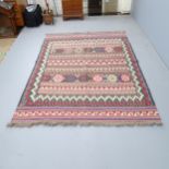 An Iranian Kerman rug. 212x153cm