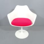 RUDI BONZANINI - an Italian mid-century tulip chair, in the manner of Eero Saarinen for Knoll.