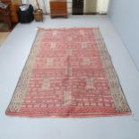 An African Tuareg carpet. 228x145cm.