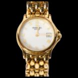 RAYMOND WEIL GENEVE - a lady's gold plated Raymond Weil quartz wristwatch with date aperture, dial