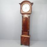 John Petrie of New Deer, an 19th century mahogany cased eight day longcase clock, with circular dial