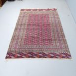 A Turkmenistan carpet. 193x126cm.