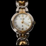 ACCURIST - a lady's small-size bi-metal Accurist quartz wristwatch with bracelet strap, dial width